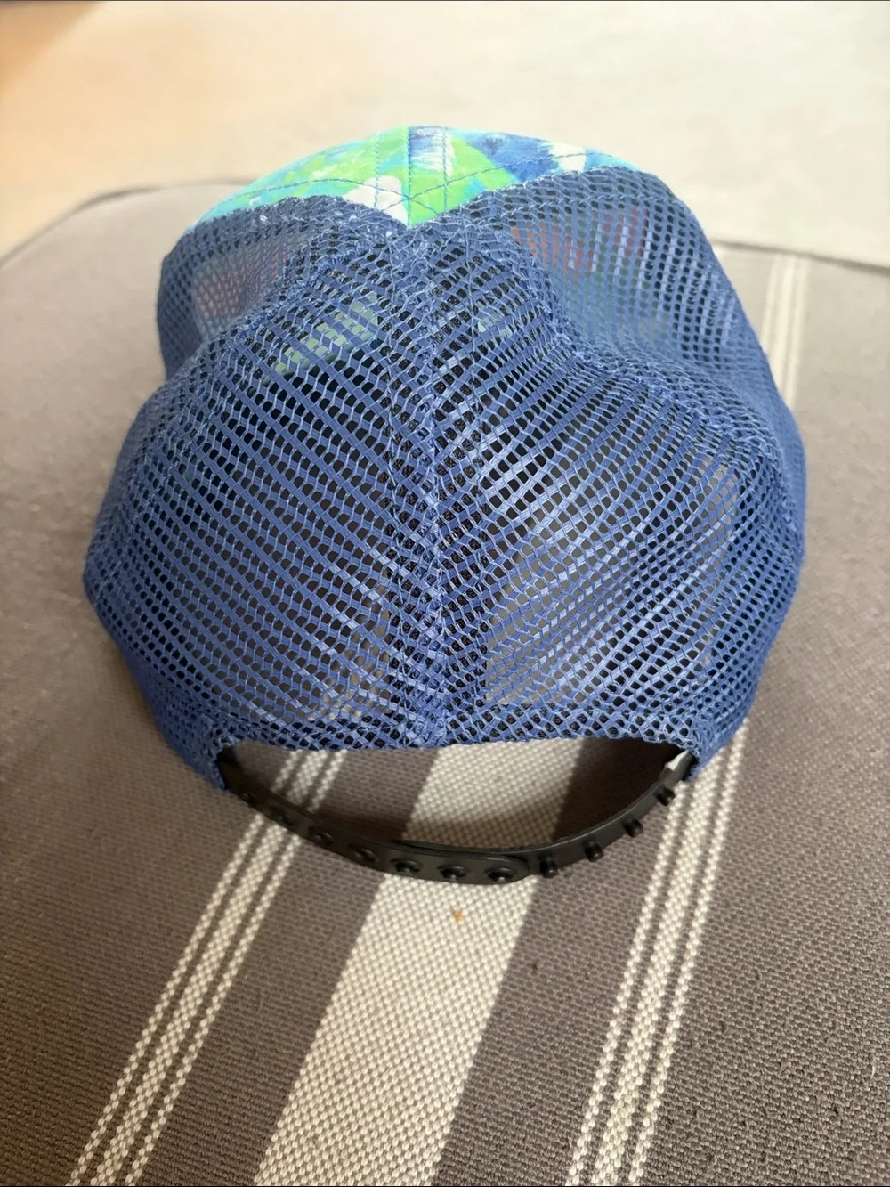 George Hats Toddler Vibrant Tropical Palm Print Mesh Trucker Hat